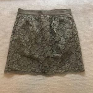 Laced mini-skirt